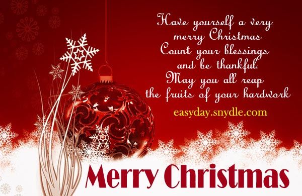 Merry Christmas Messages