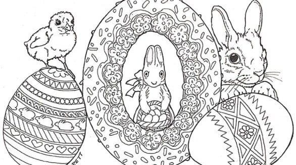 Easter Coloring Pages For Adults