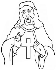 Happy Easter Coloring Pages 2024 | Religious Easter Colouring Pages For ...