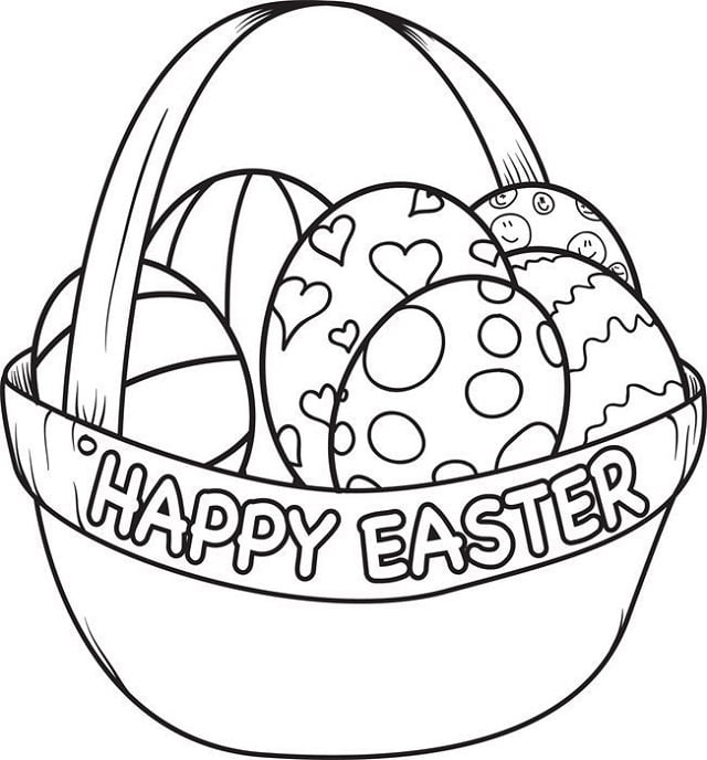 Printable Easter Coloring Pages 